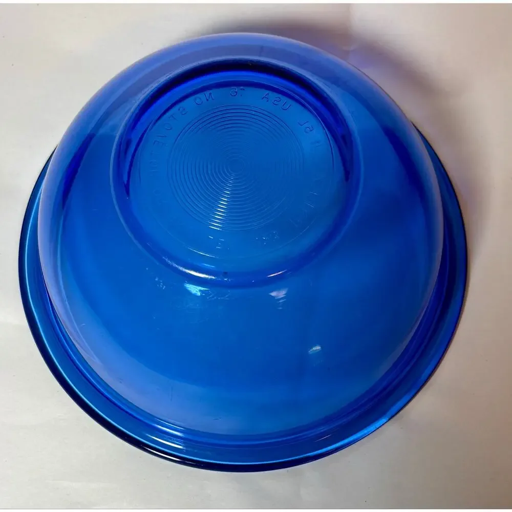 Vintage Pyrex Cobalt Blue Mixing Bowl 323 1.5L